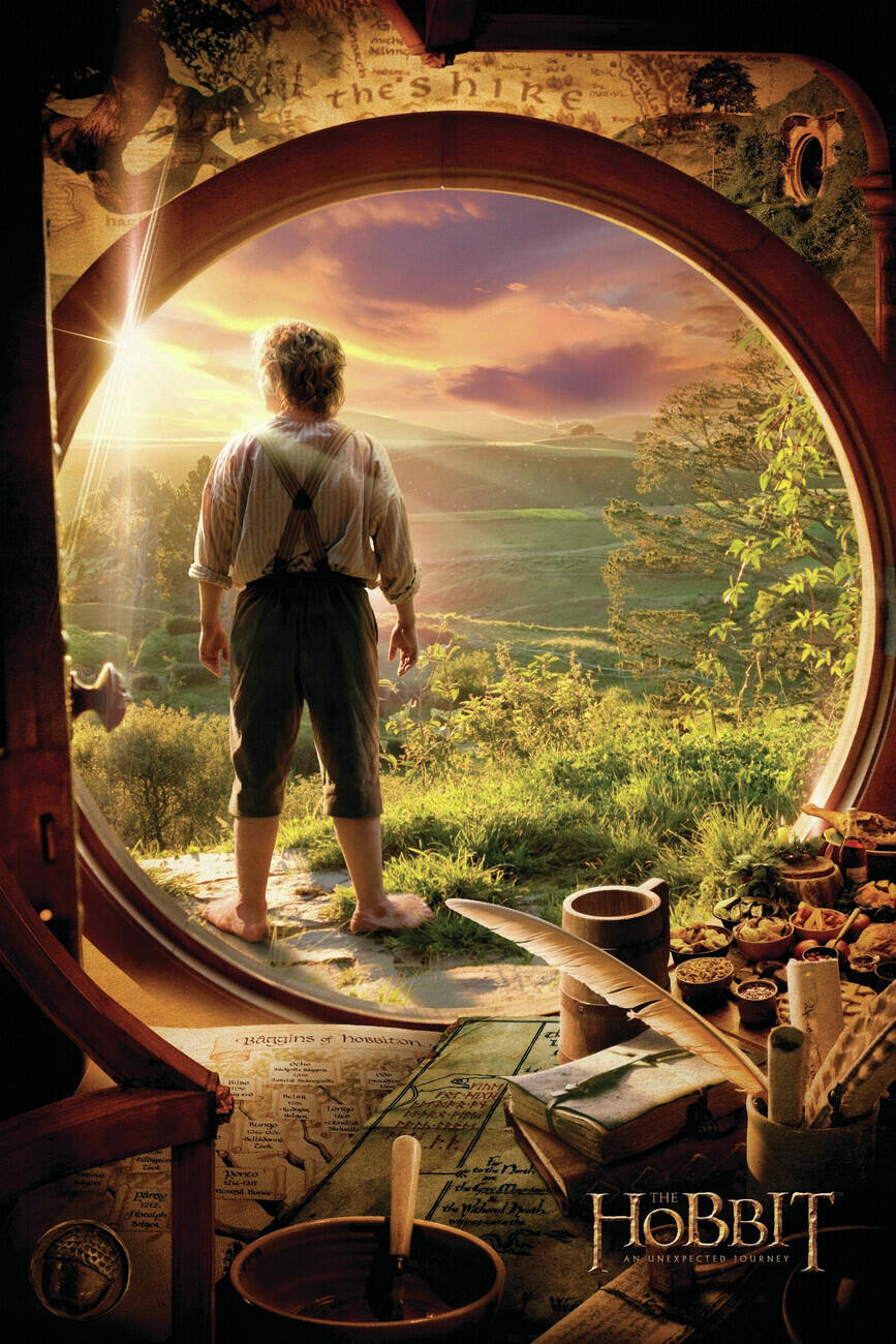 The Hobbit Trilogy - One Movie - 2.5hrs - Book Only Content